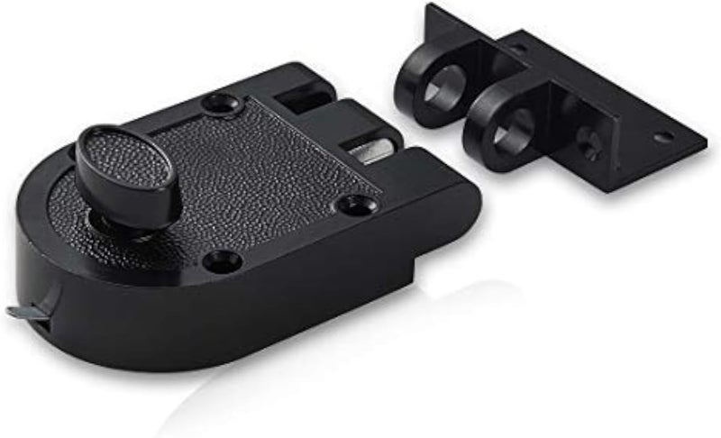 SUMBIN Jimmy Proof Deadbolt Lock with Keyed (Black) - Image 1